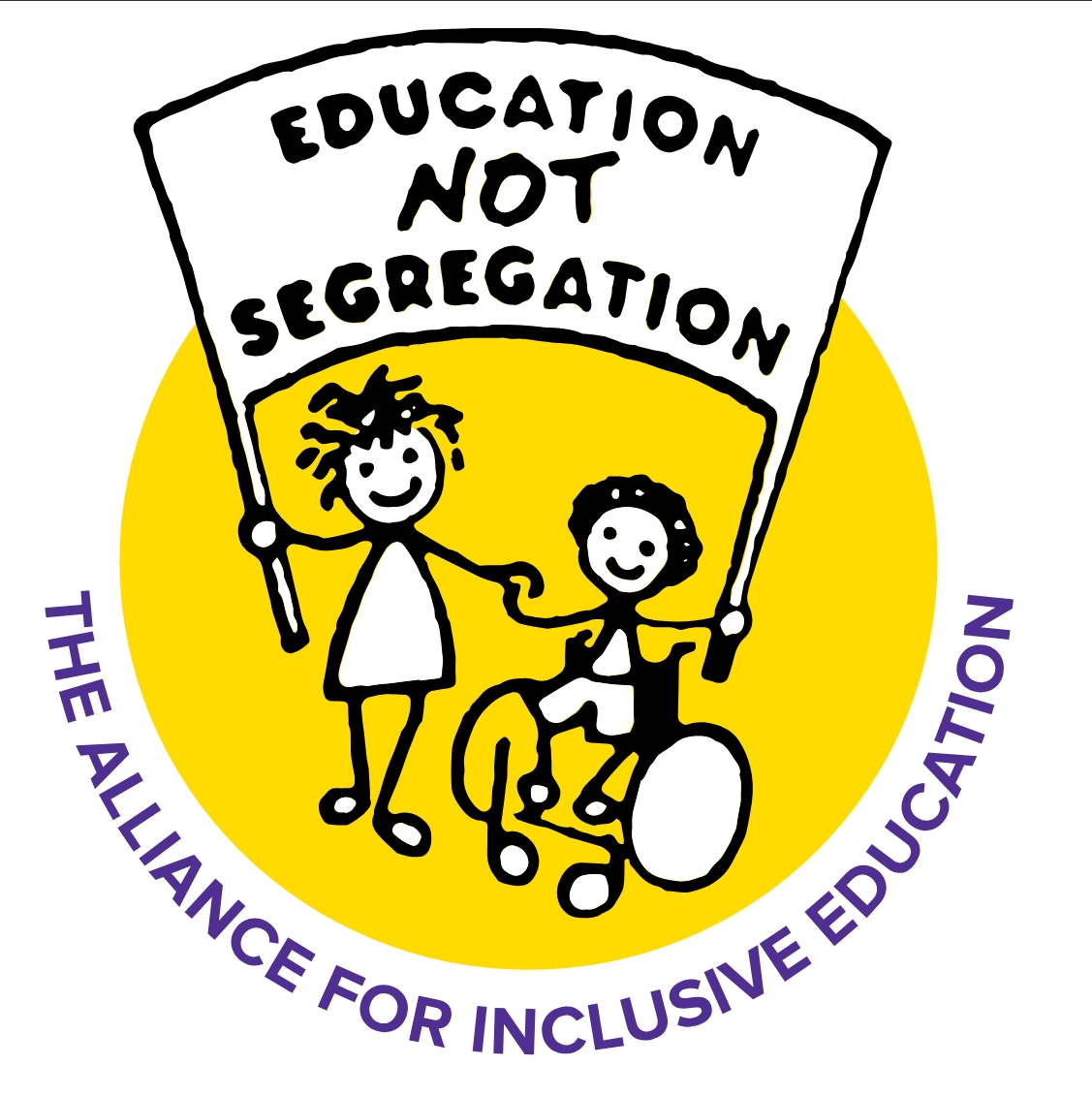 Education not Segregation - The Alliance for inclusive education logo
