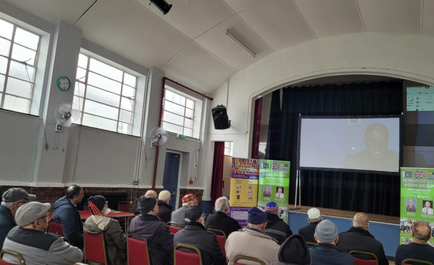 Voice for change voter ID information event with older Londoners