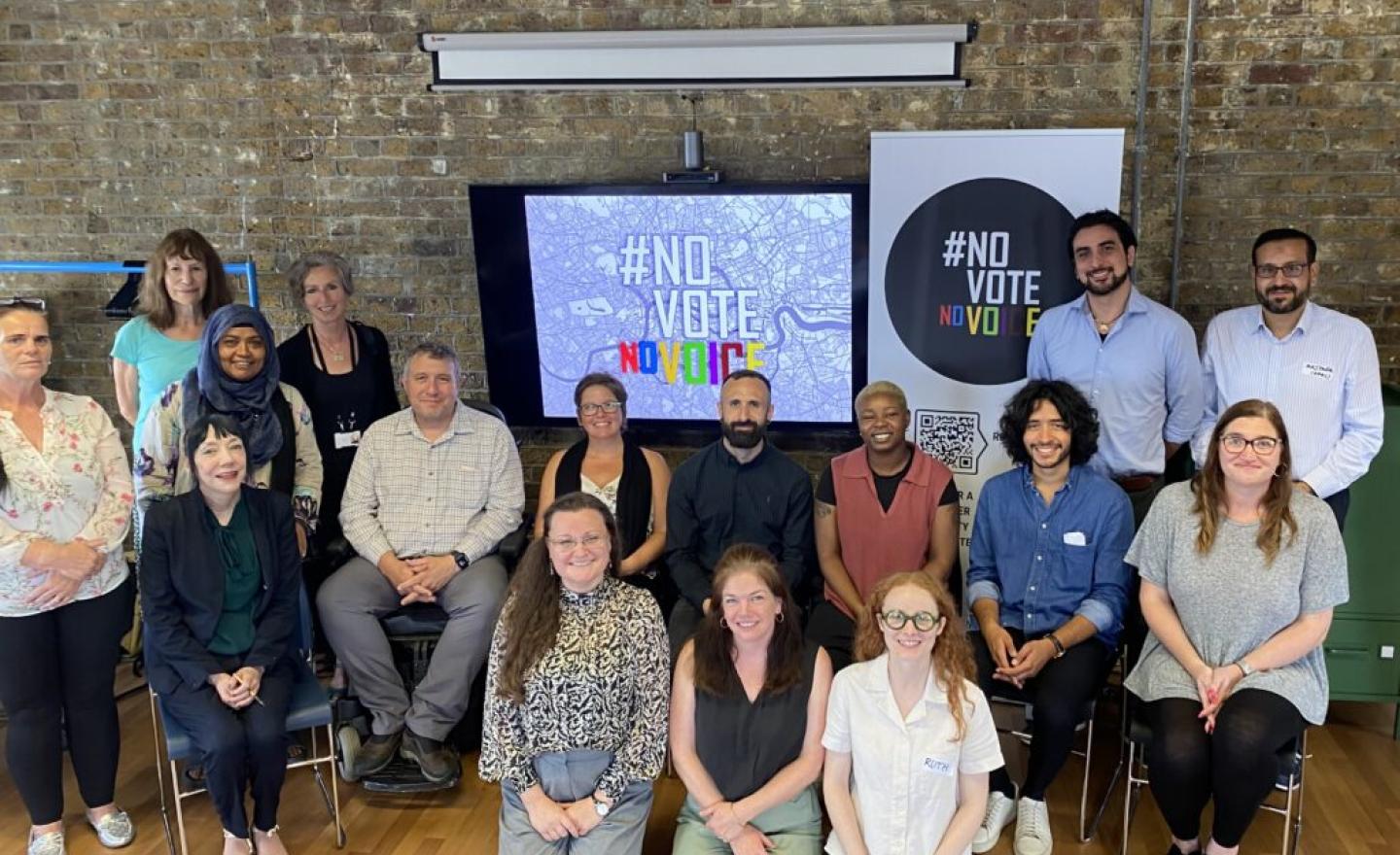 Group of people from grantee organisations - Greater London Authority