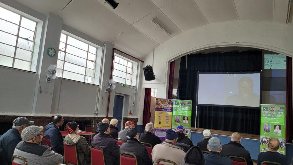 Voice for change voter ID information event with older Londoners