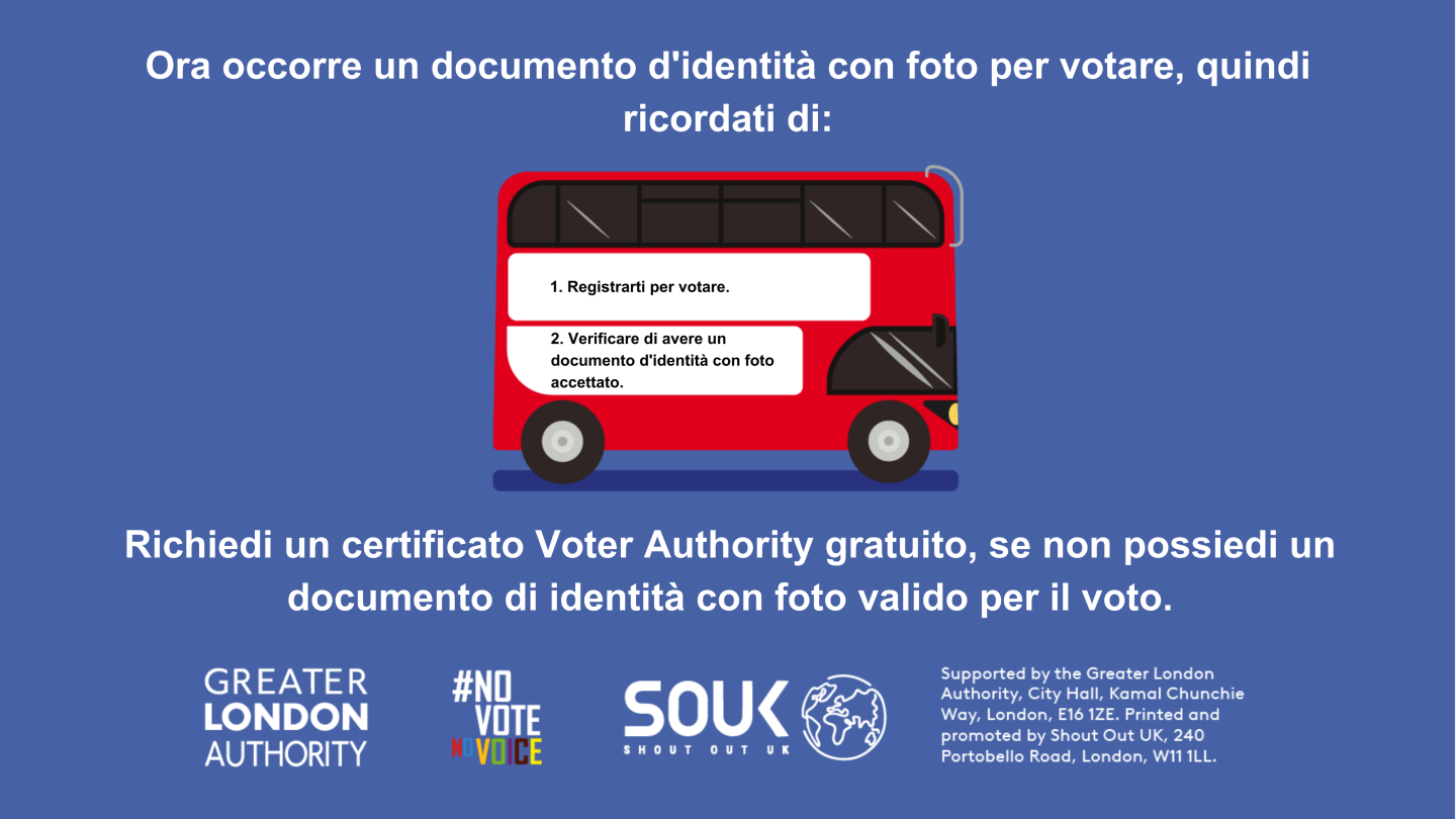 Italian graphic of a bus