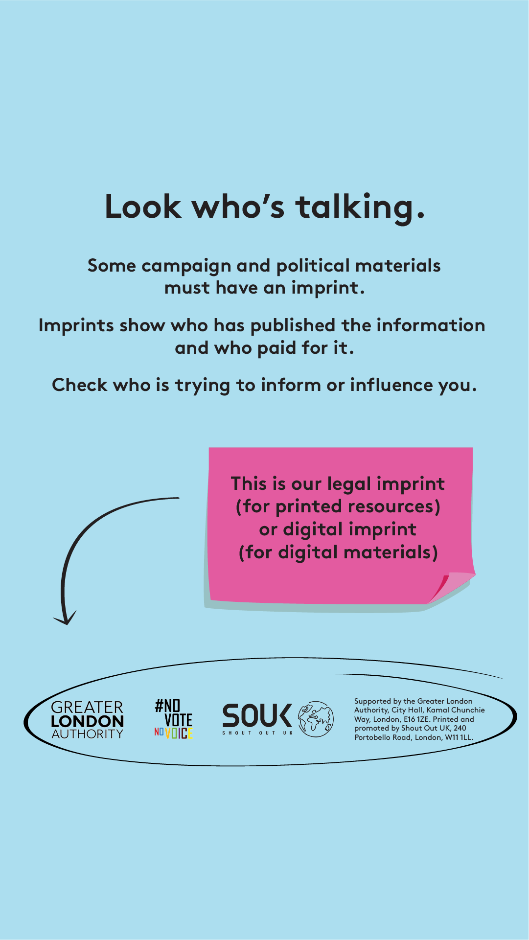 Legal and digital imprint