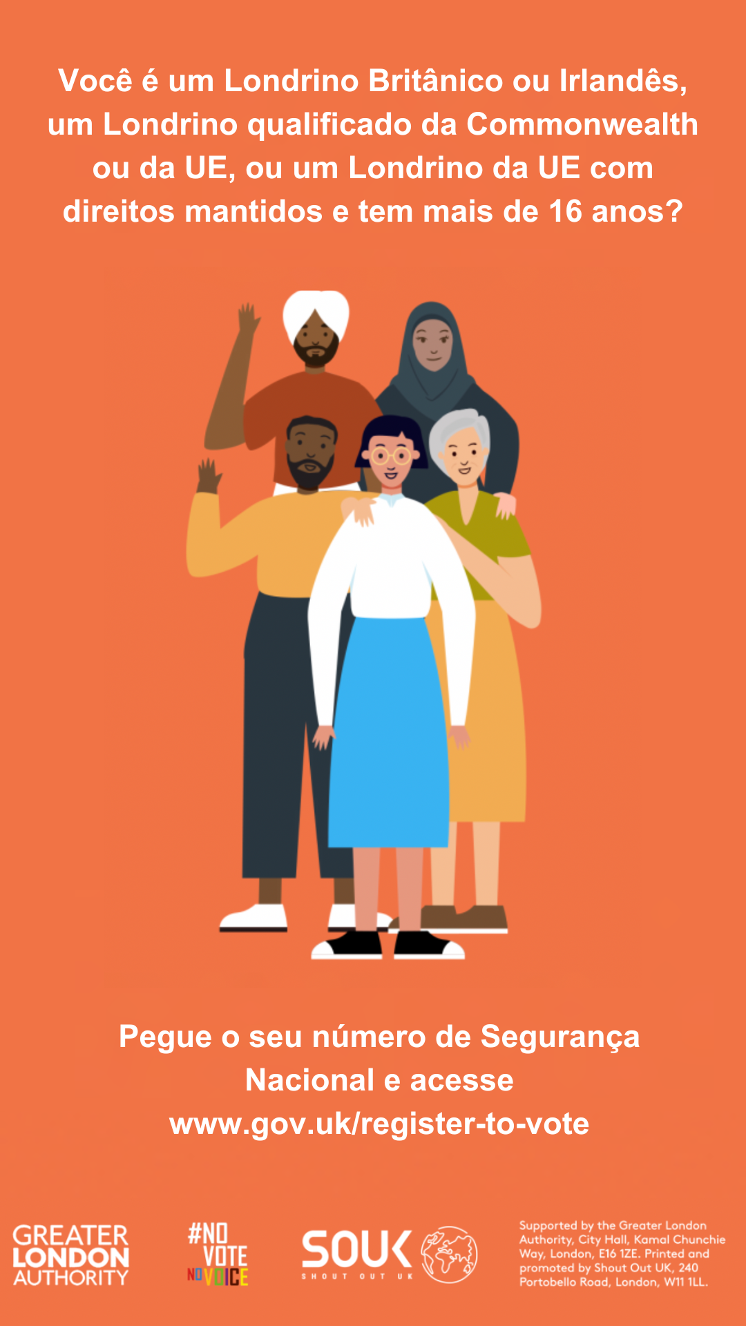 Portuguese group of mixed people