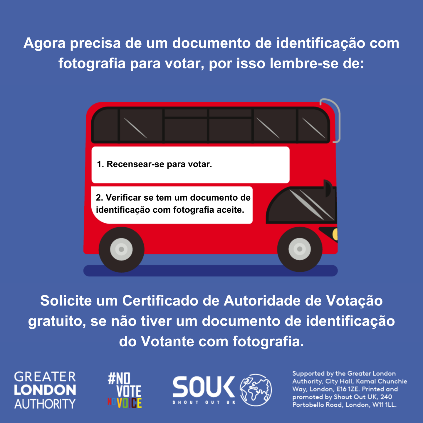 Portuguese graphic of a bus