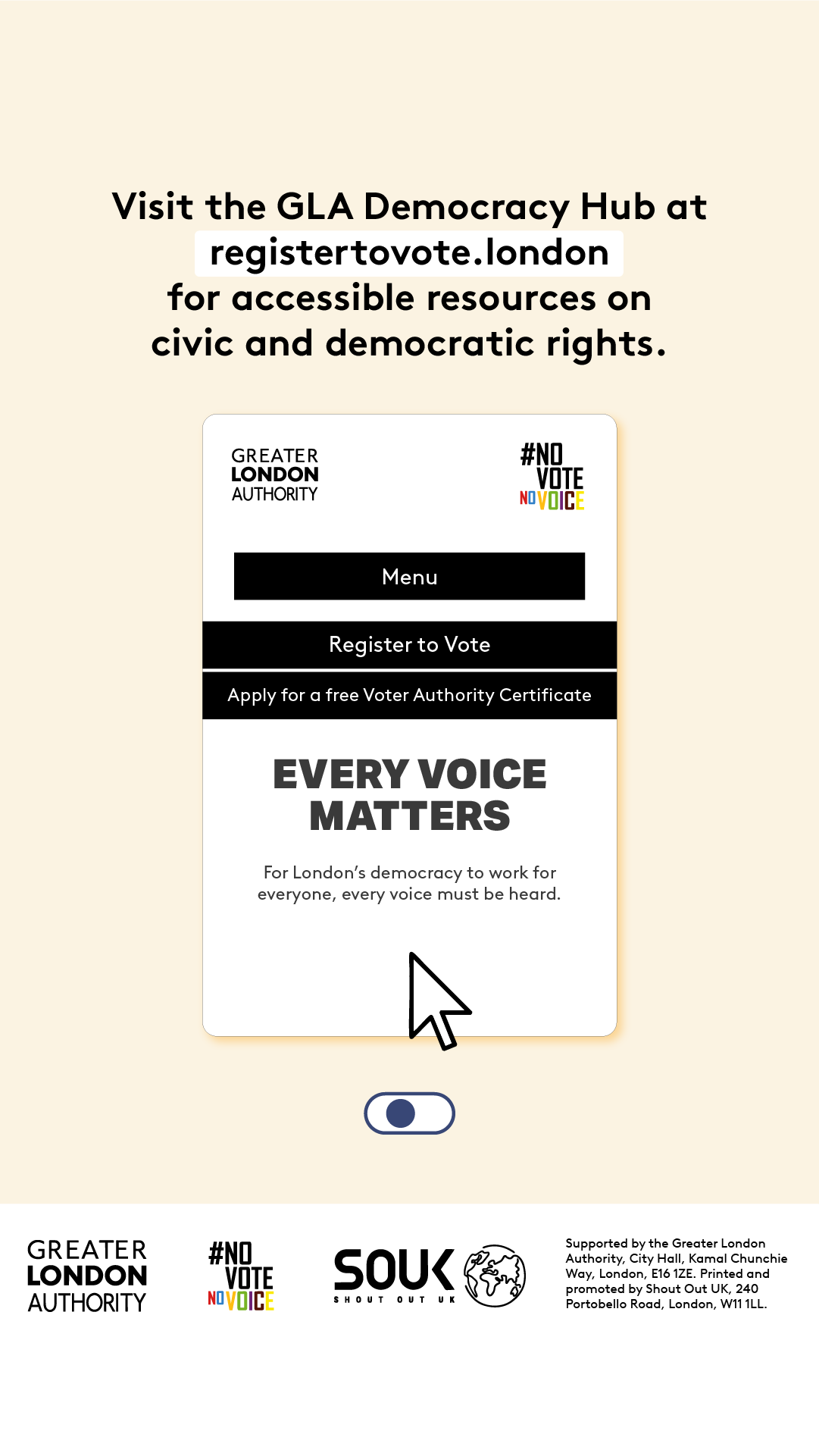 London Democracy Week IG Story 2