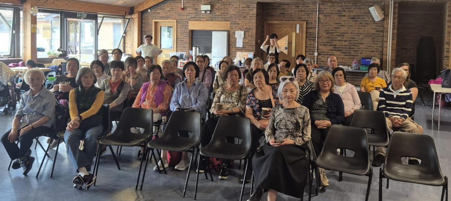 A group of East and Southeast Asian people attending a workshop on civic and democratic participation 